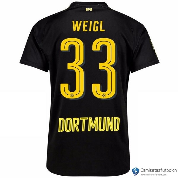 Camiseta Borussia Dortmund Segunda equipo Weigl 2017-18